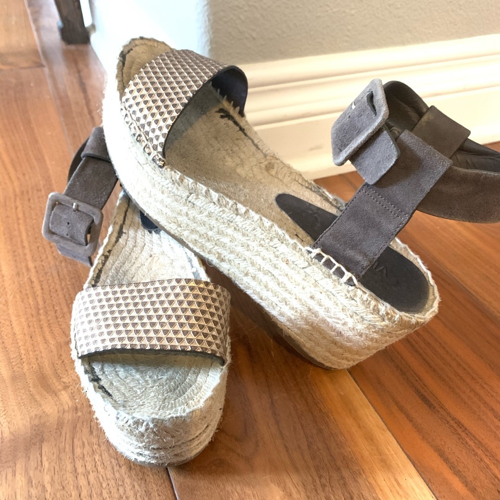 Summer espadrille platform sandal by Vince